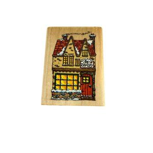 Inkadinkado Christmas Collection The Bakery Snow Winter 1999 Jackie Trericho